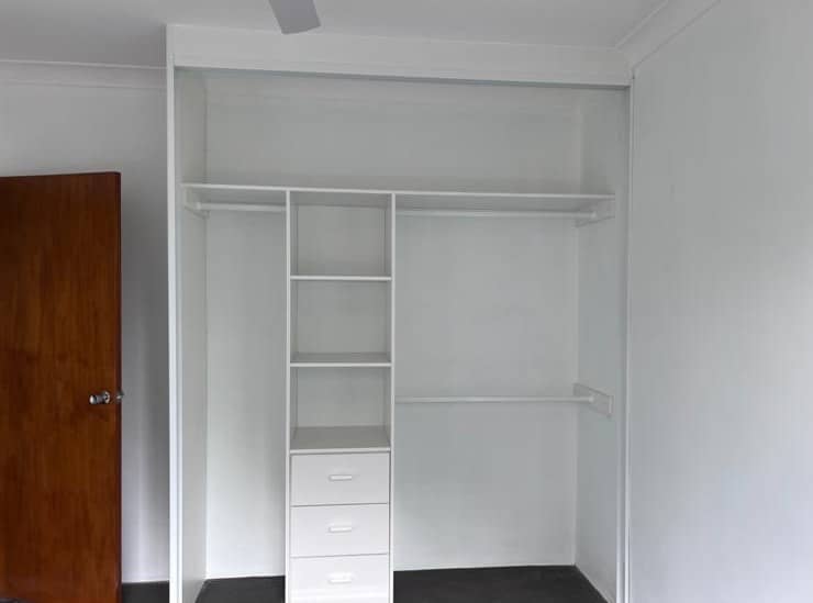 Upgraded wardrobe design with improved functionality and sleek aesthetics.